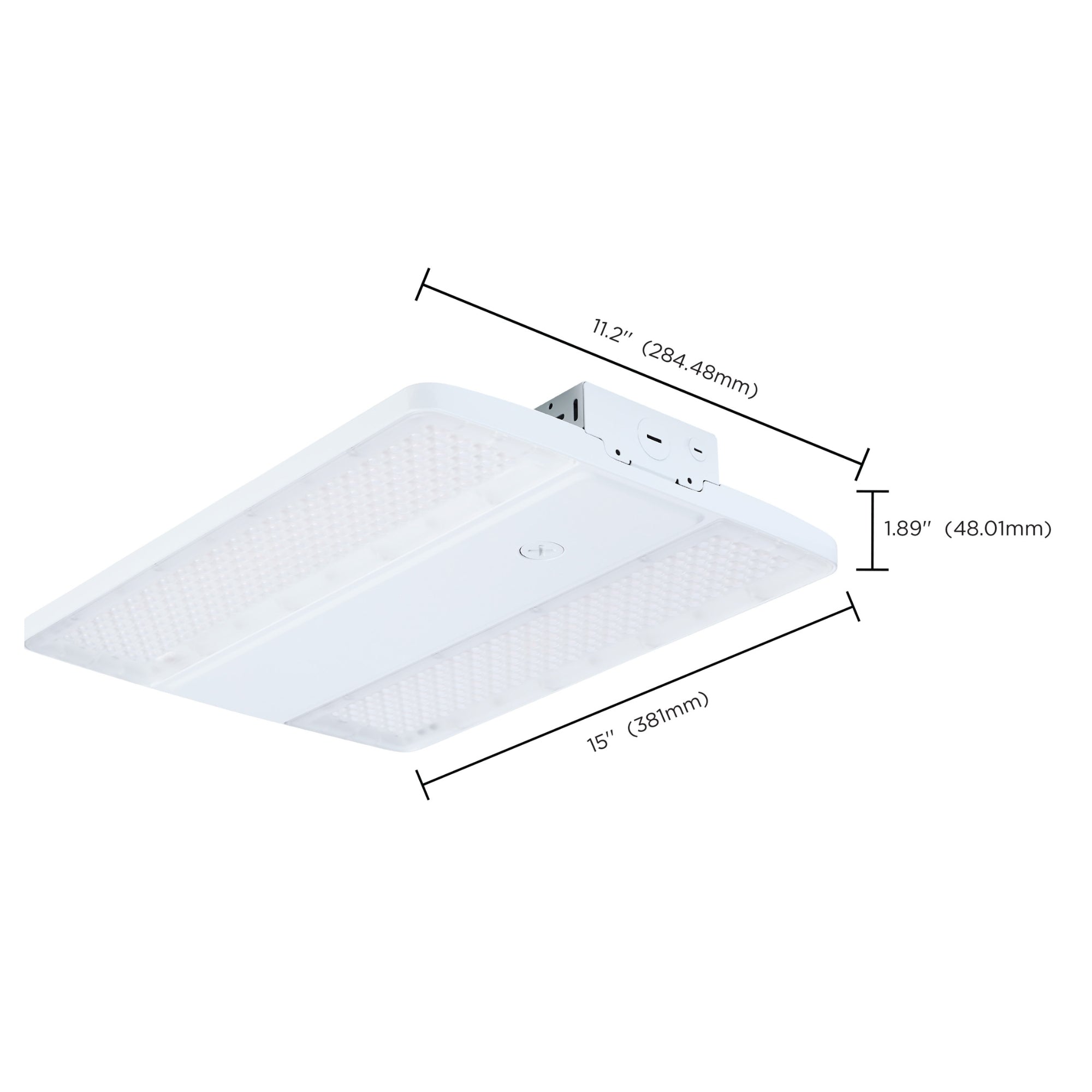 Satco|Nuvo Beam Selectable LED Linear High Bay 24200lm 160W/135W/120W Selectable CCT 120-347V Suspended White