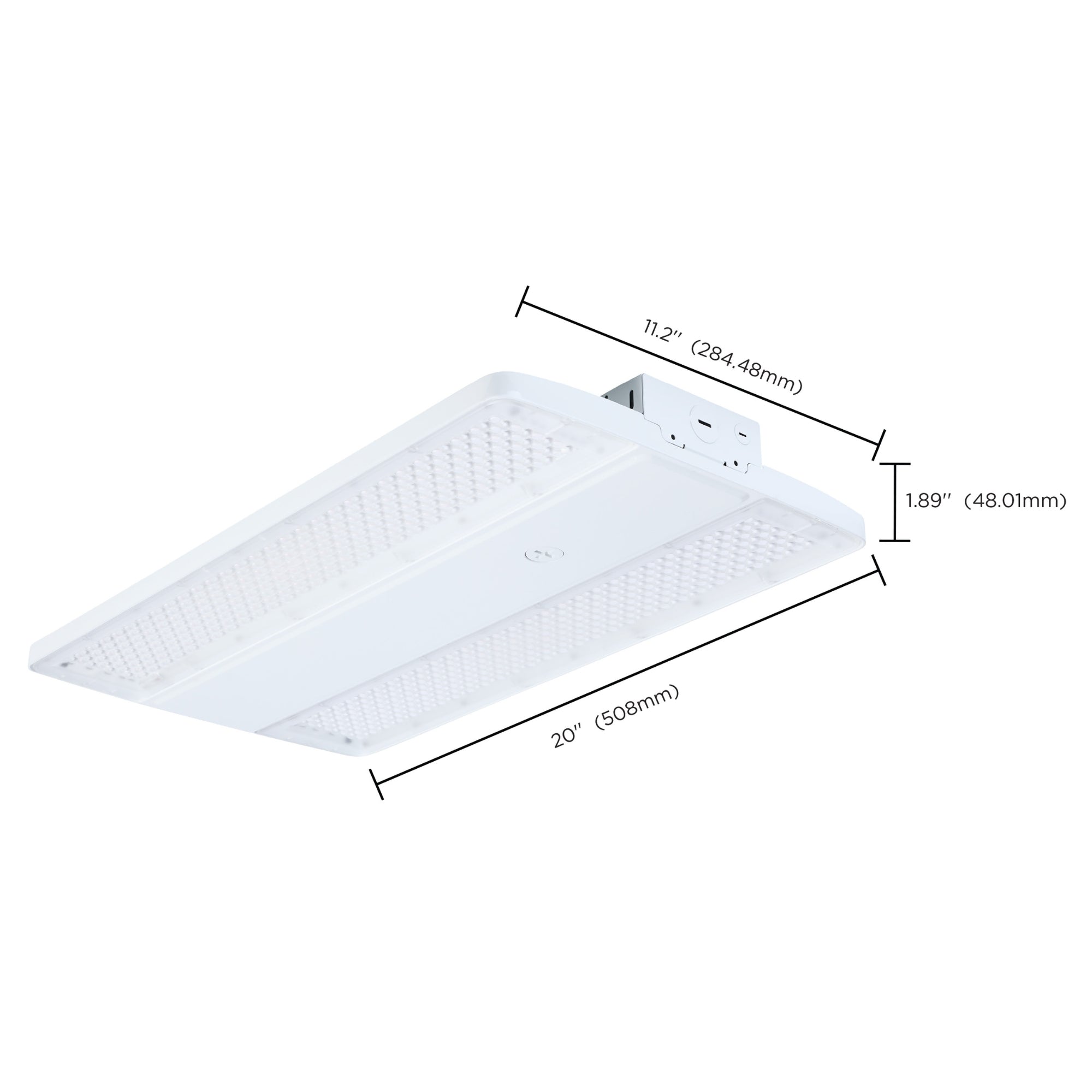 Satco|Nuvo Beam Selectable LED Linear High Bay 38000lm 240W/220W/180W Selectable CCT 120-347V Suspended White