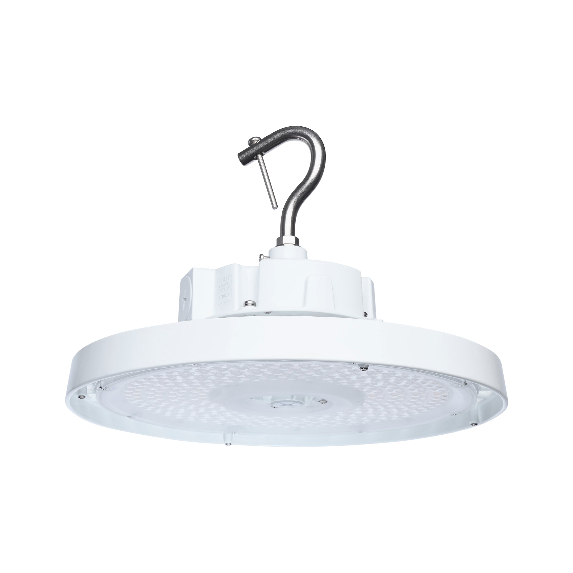Satco|Nuvo Beam Selectable LED Round High Bay 20000lm 120W/100W/80W Selectable CCT 120-347V Suspended White