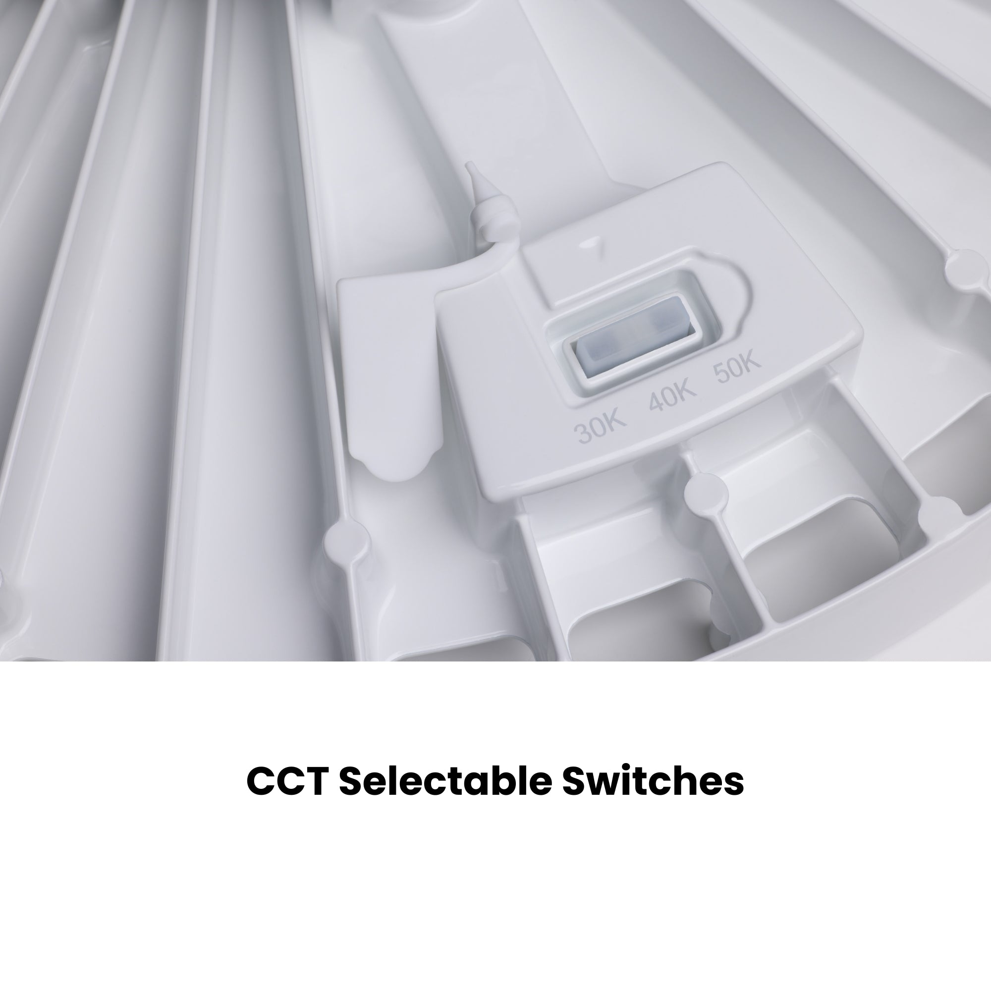 Satco|Nuvo Beam Selectable LED Round High Bay 20000lm 120W/100W/80W Selectable CCT 120-347V Suspended White