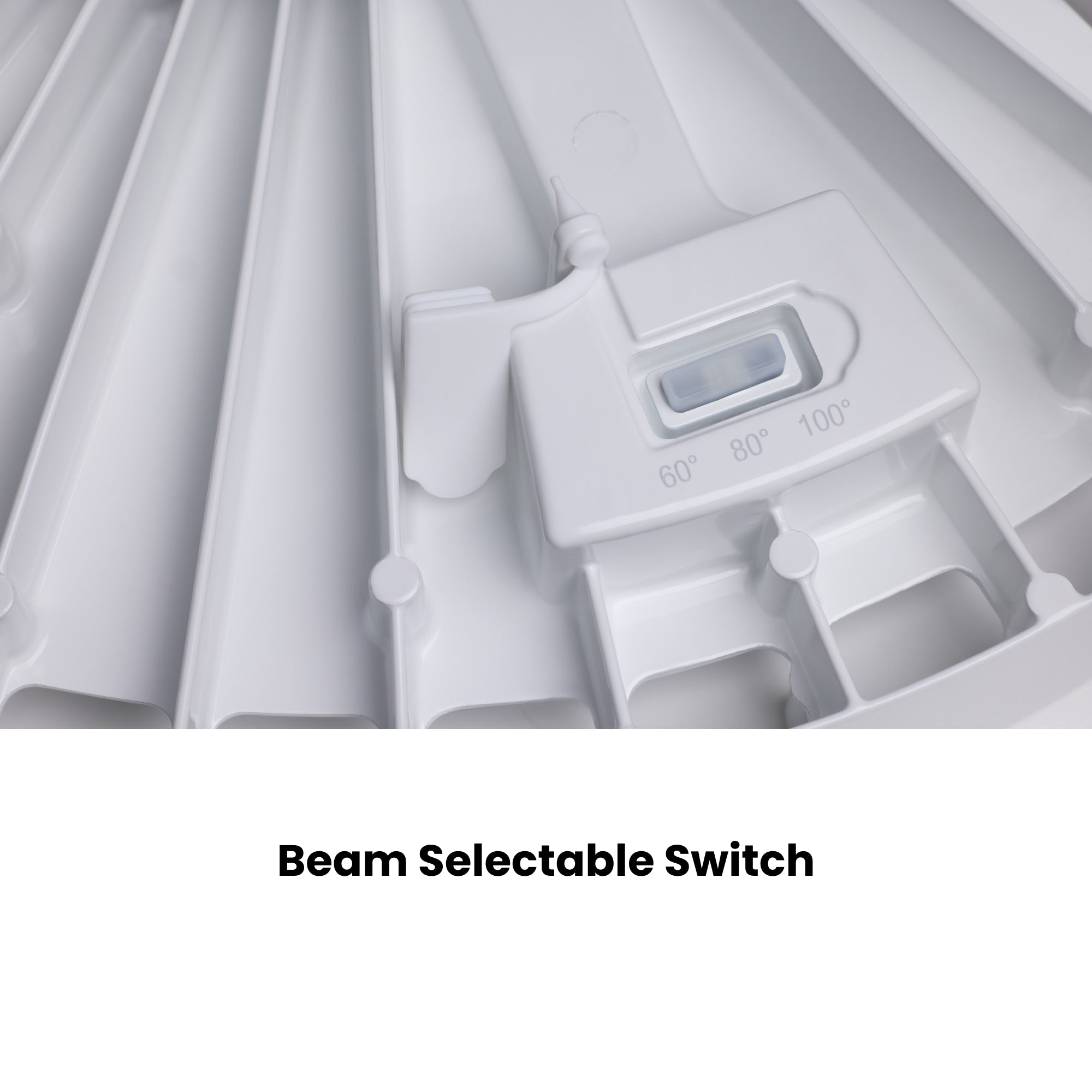 Satco|Nuvo Beam Selectable LED Round High Bay 20000lm 120W/100W/80W Selectable CCT 120-347V Suspended White