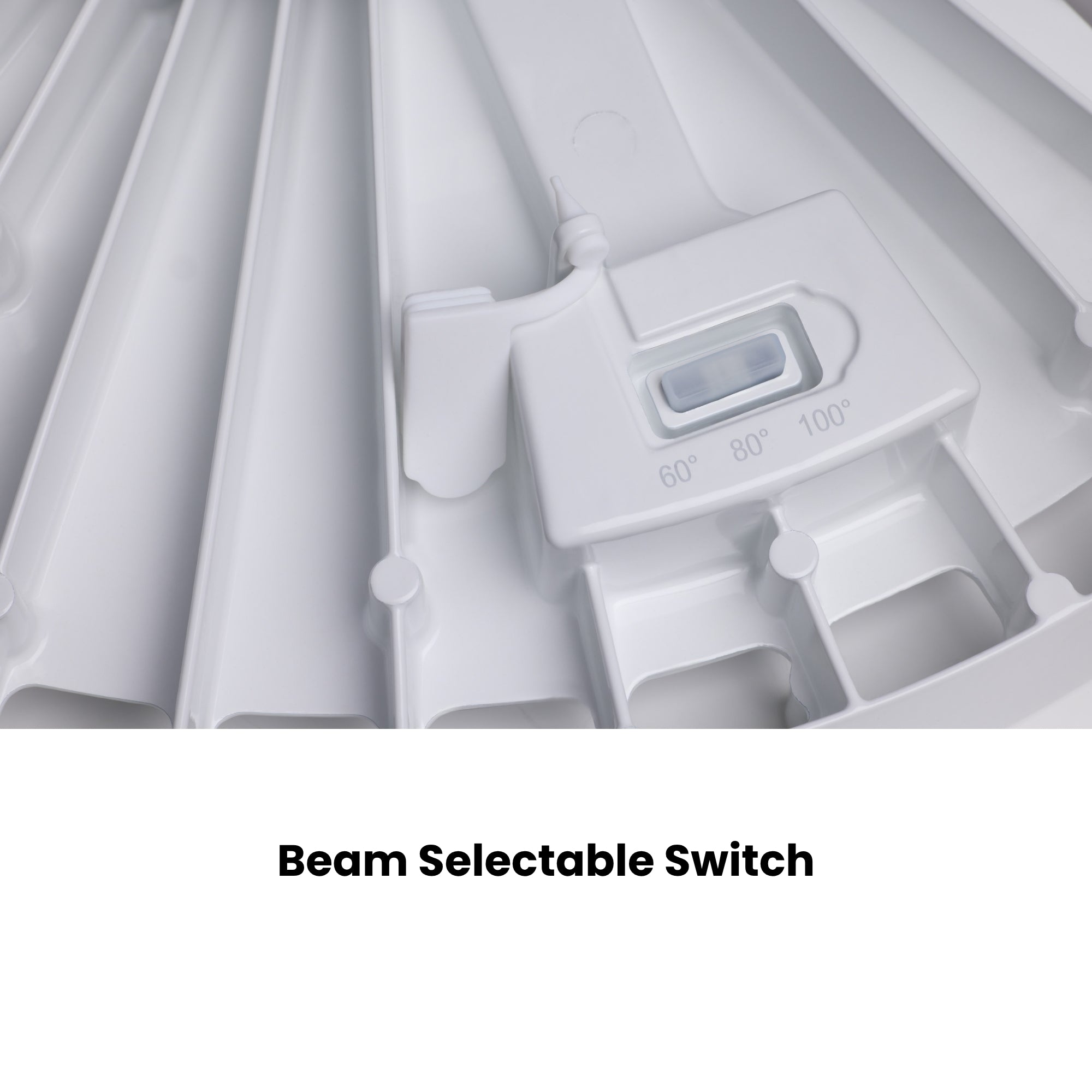 Satco|Nuvo Beam Selectable LED Round High Bay 38000lm 240W/200W/150W Selectable CCT 120-347V Suspended White
