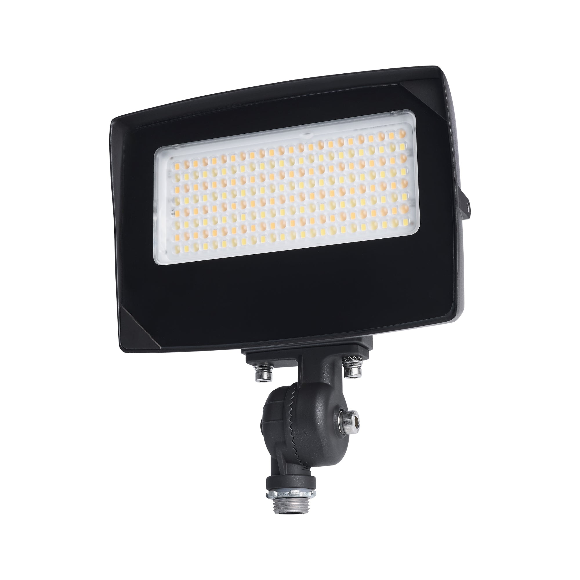 Satco|Nuvo Beam Selectable LED Flood Light 5292lm 35W/25W/15W Selectable CCT 120-347V Knuckle Mount Bronze