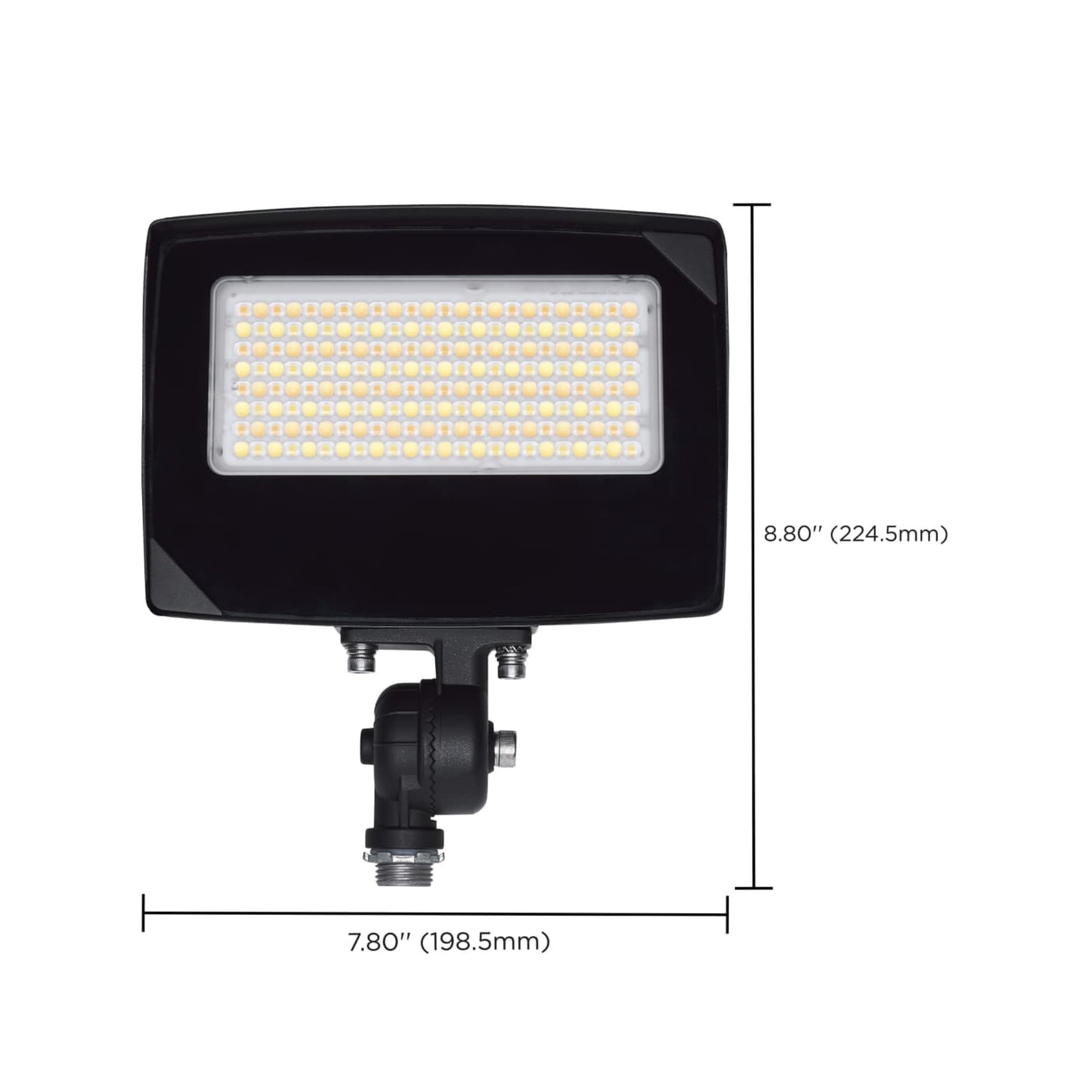 Satco|Nuvo Beam Selectable LED Flood Light 5292lm 35W/25W/15W Selectable CCT 120-347V Knuckle Mount Bronze