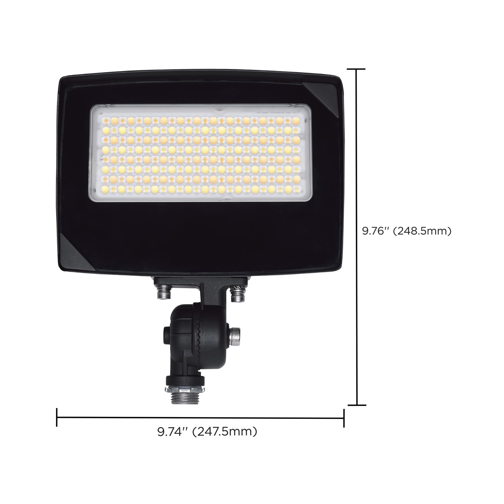 Satco|Nuvo Beam Selectable LED Flood Light 11846lm 80W/60W/45W Selectable CCT 120-347V Knuckle Mount Bronze