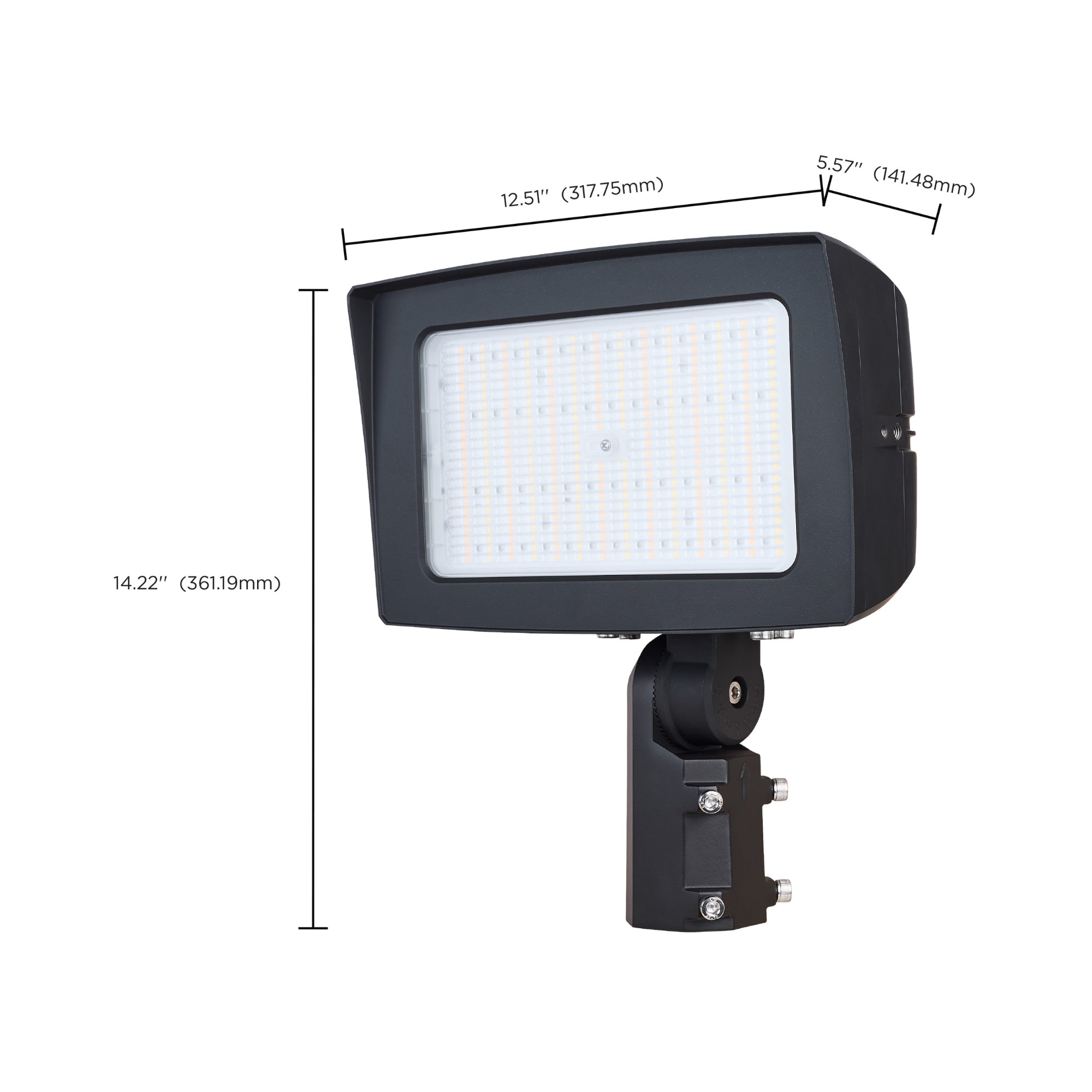 Satco|Nuvo Beam Selectable LED Flood Light 22754lm 150W/125W/100W Selectable CCT 120-347V Slip-Fitter Bronze