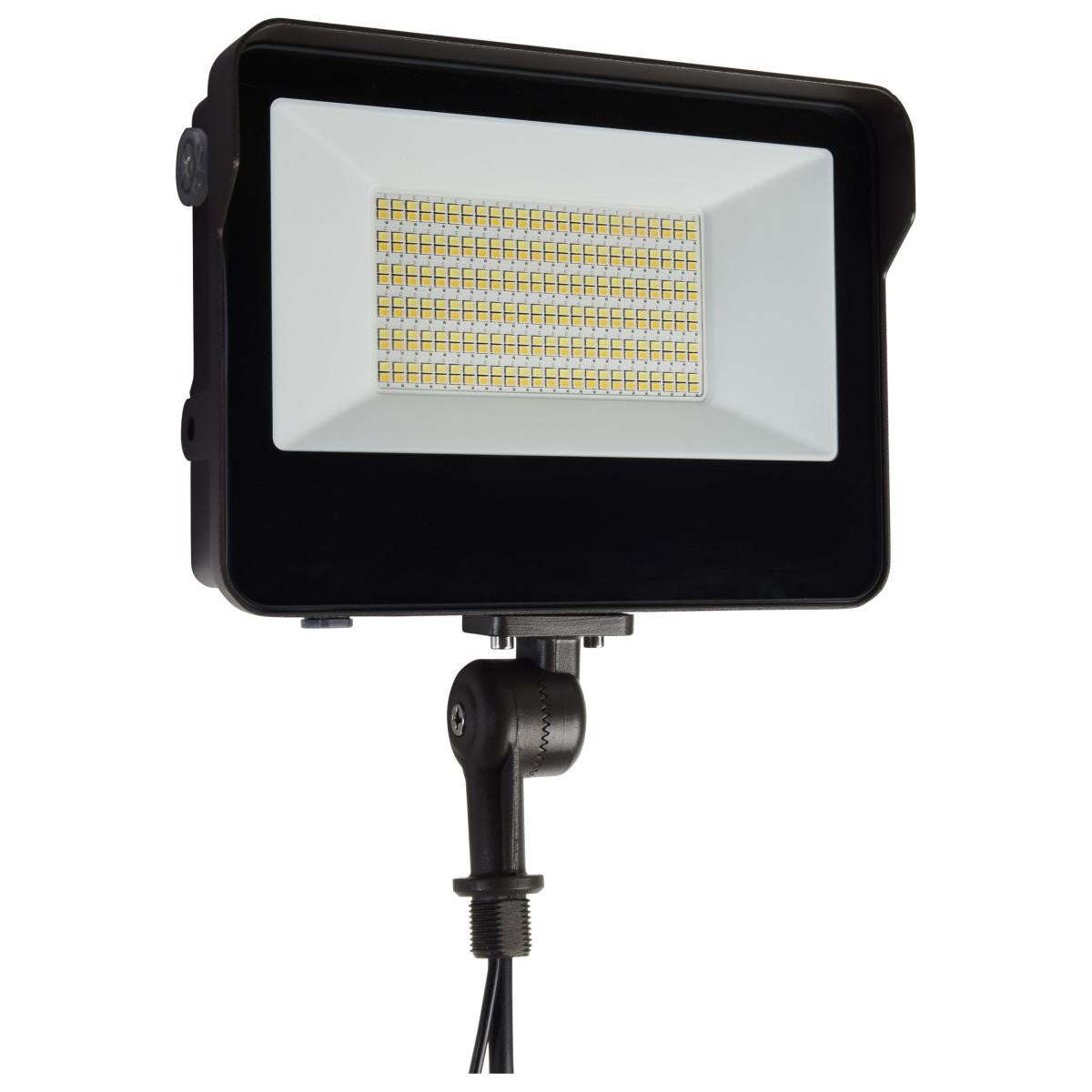 LED Flood Light, 80W, 1200 Lumens, 30K/40K/50K, 120-347V, Knuckle