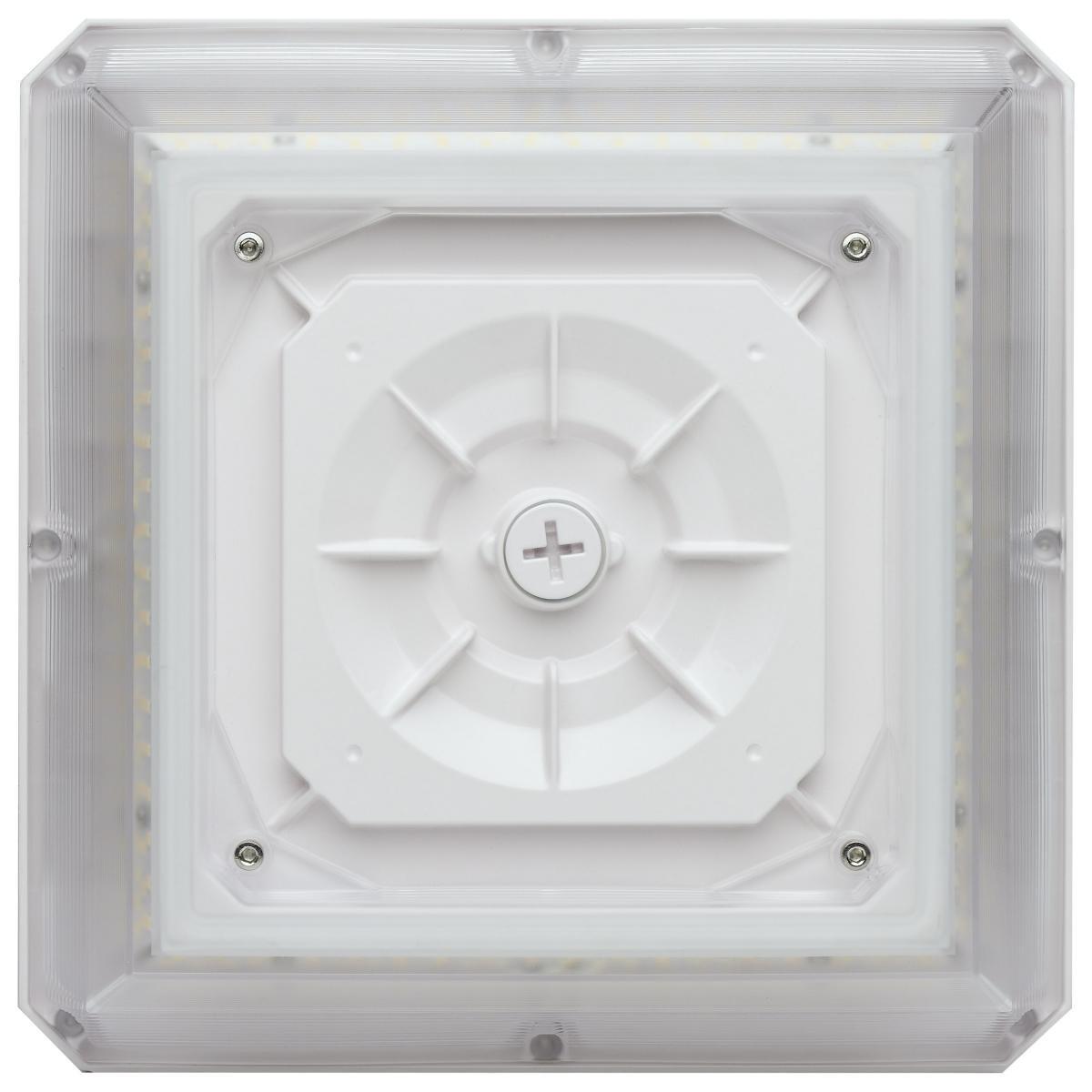 LED Parking Garage Canopy Light, 6280 Lumens, 45W, 30K/40K/50K, 120-277V - Bees Lighting
