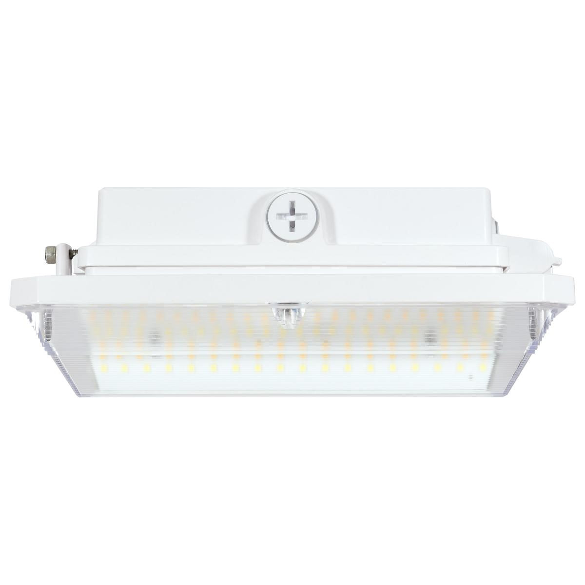 LED Parking Garage Canopy Light, 6280 Lumens, 45W, 30K/40K/50K, 120-277V - Bees Lighting