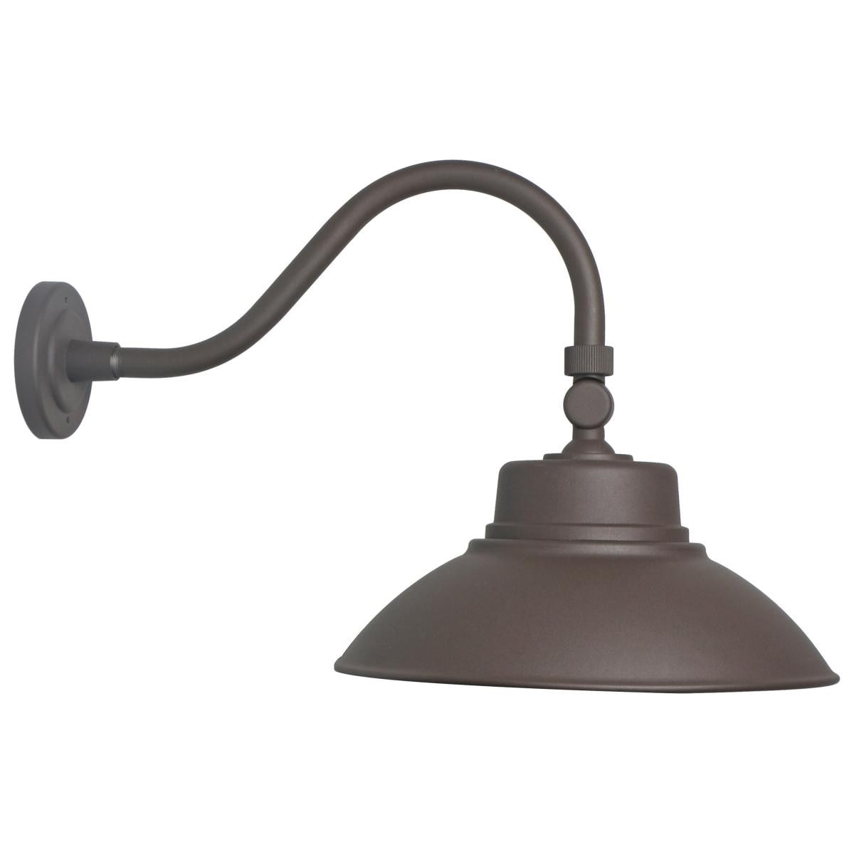 14" LED Gooseneck, 5500 Lm, Photocell, 3K/4K/5K, Bronze - Bees Lighting