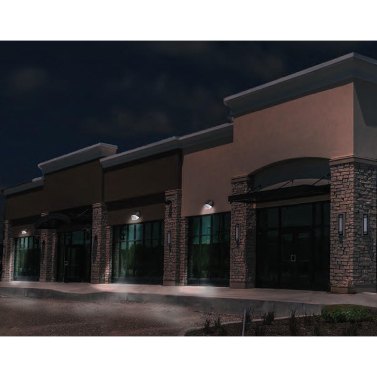 LED Cutoff Wall Pack, 60 Watts, 7500 Lumens, 30K/40K/50K, 120-277V - Bees Lighting