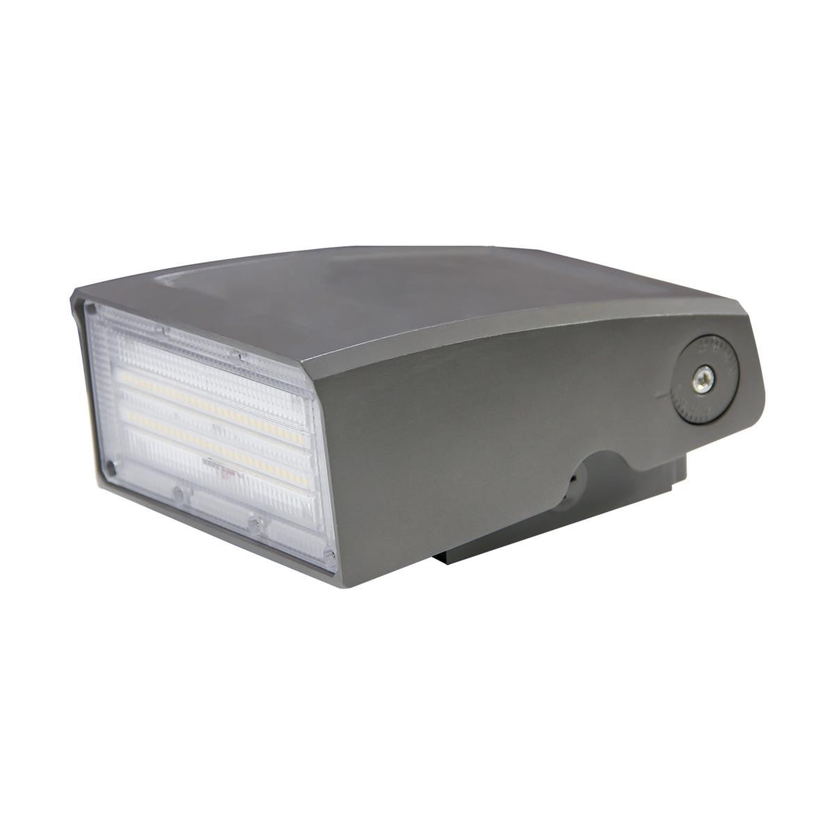 LED Cutoff Wall Pack, 40 Watts, 5000 Lumens, 30K/40K/50K, 120-277V, Adjustable Head - Bees Lighting