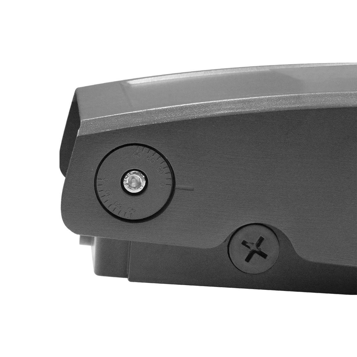 LED Cutoff Wall Pack, 80 Watts, 10000 Lumens, 30K/40K/50K, 120-277V, Adjustable Head - Bees Lighting