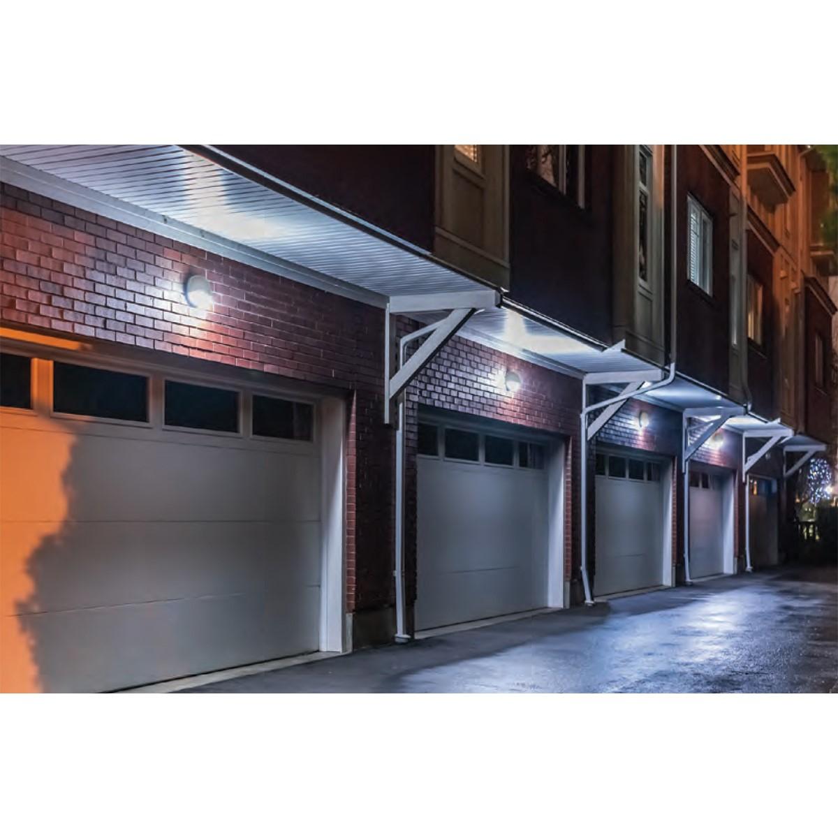 LED Mini Wall Pack With Photocell, 20 Watts, 2800 Lumens, 30K/40K/50K, 120-277V, Bronze Finish - Bees Lighting