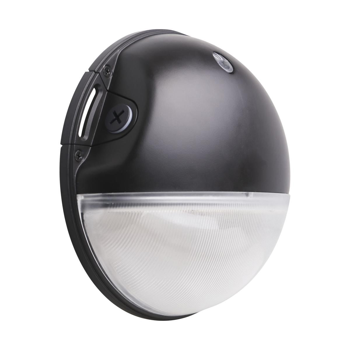 LED Mini Wall Pack With Photocell, 20W, 2800 Lumens, 30K/40K/50K, 120-277V, Bronze - Bees Lighting