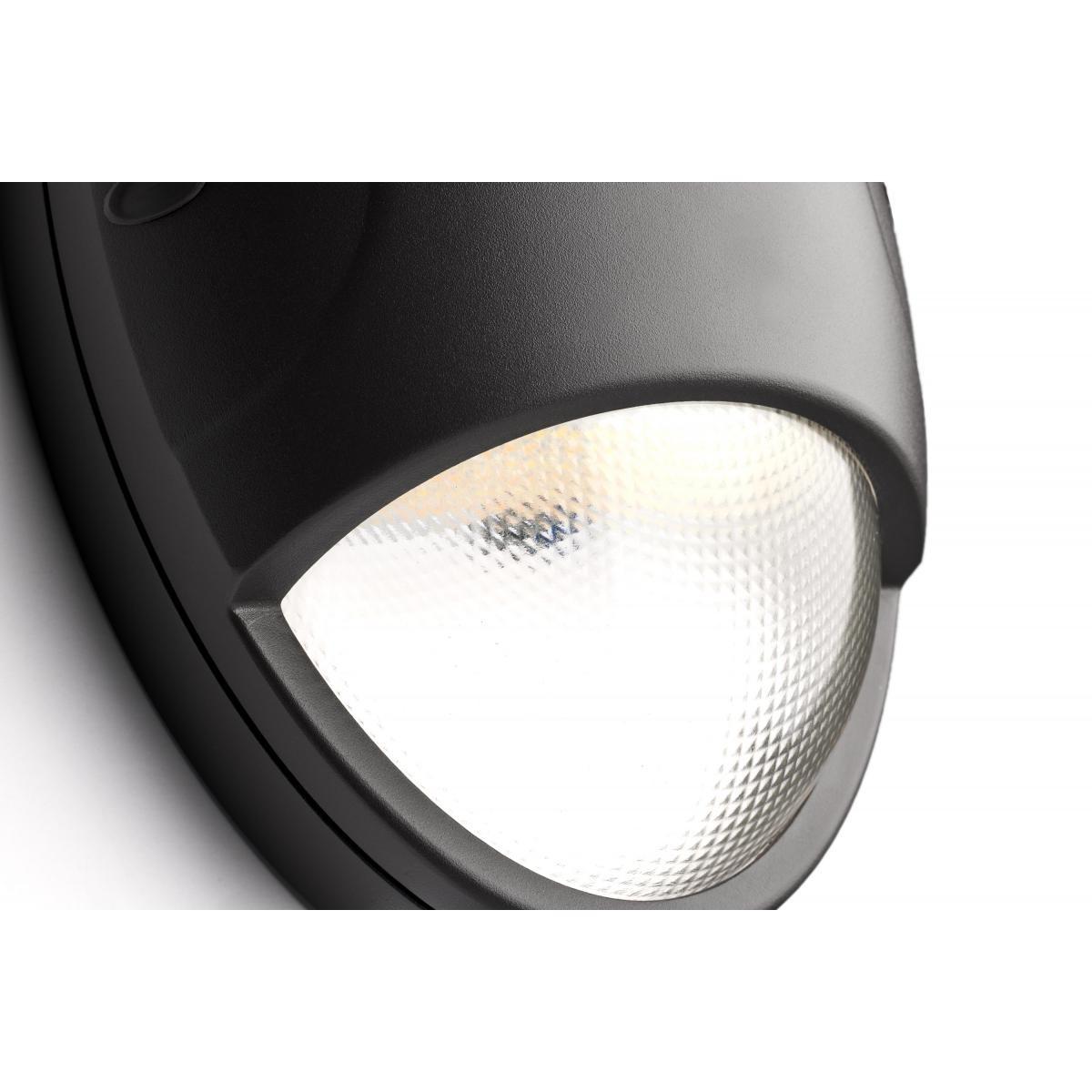 Emergency Battery Backup Wall Light, 1800 Lm, On/Off Photocell, 35K|40K|50K, Black, 120-277V - Bees Lighting