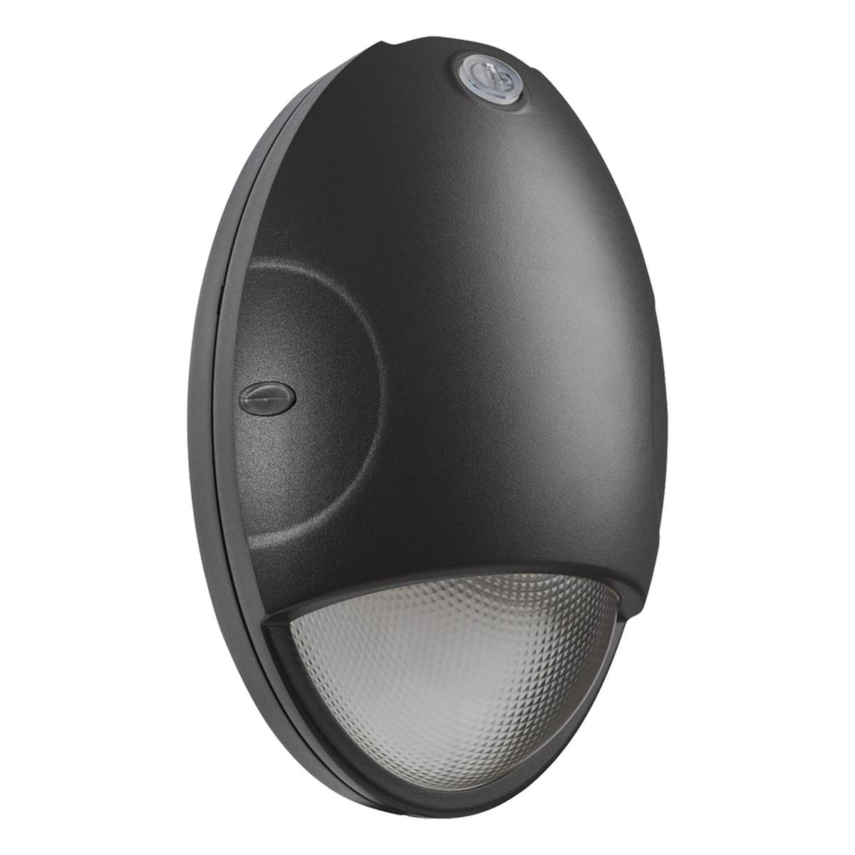 Emergency Battery Backup Wall Light, 1800 Lm, On/Off Photocell, 35K|40K|50K, Black, 120-277V - Bees Lighting
