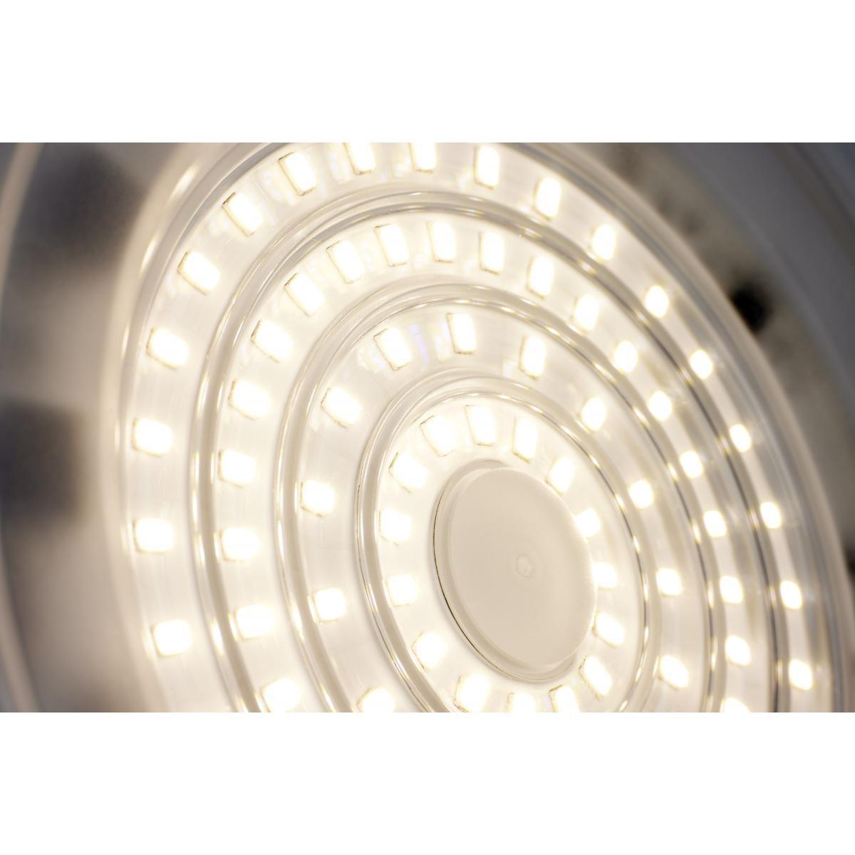 Hi-Pro LED Shop Light, 7000 Lumens, 60 Watts LED UFO High Bay, 4000K, 120V