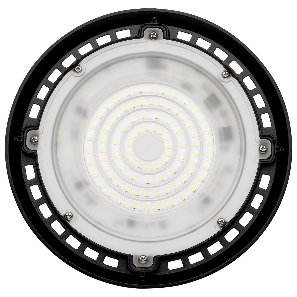 Hi-Pro LED Shop Light, 7000 Lumens, 60W LED UFO High Bay, 5000K, 120V - Bees Lighting