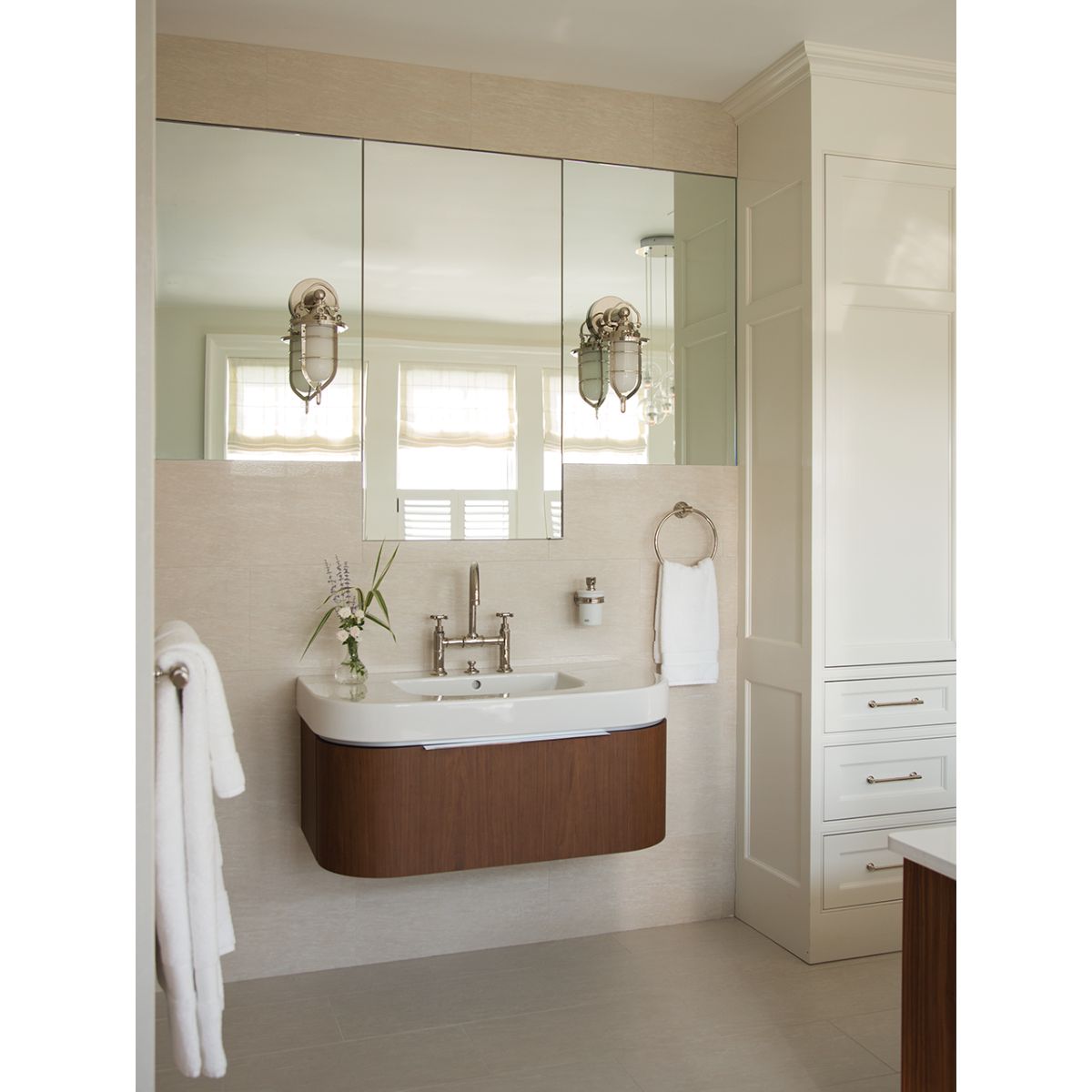 New Canaan 15 in. Wall Sconce Polished Nickel finish - Bees Lighting