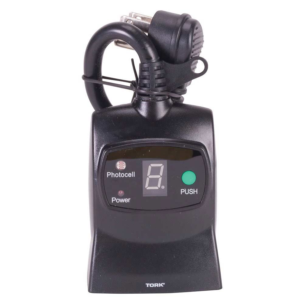Tork 7-Day 120-Volt Photocell Activated Countdown Digital Plug-In Timer Outdoor