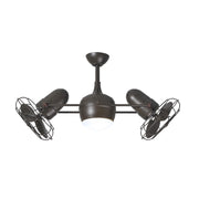 Dagny 39" Rotational Dual Ceiling Fan with Light - Bees Lighting
