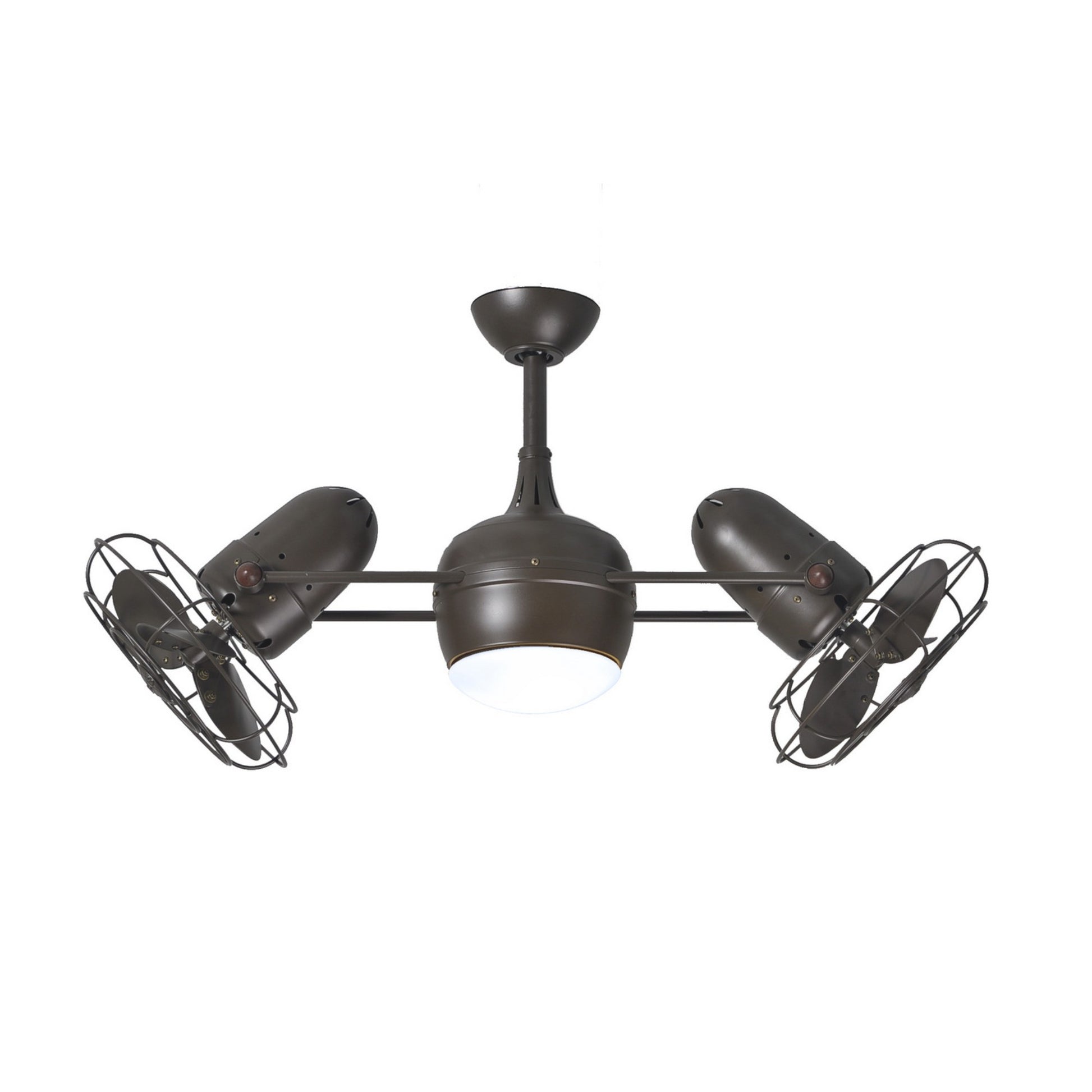 Dagny 39" Rotational Dual Ceiling Fan with Light - Bees Lighting