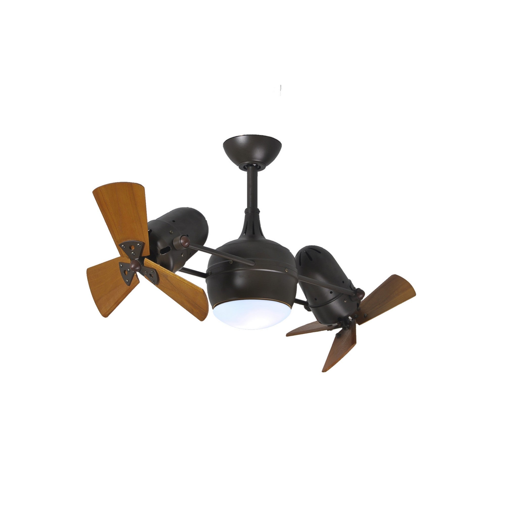Dagny 41" Rotational Dual Ceiling Fan with Light - Bees Lighting