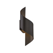 Helix 17" LED Outdoor Wall Sconce, Bronze Finish - Bees Lighting
