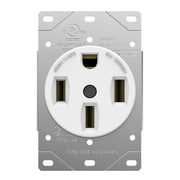 Enerlites 66500 Industrial Grade Flush Mount Receptacle, 50 Amp, NEMA 14-50R - Bees Lighting