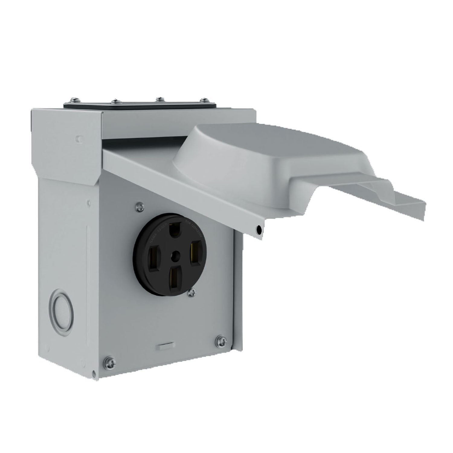 50 Amp Outdoor NEMA 14-50R Receptacle Box for RV/EV Chargers - Bees Lighting