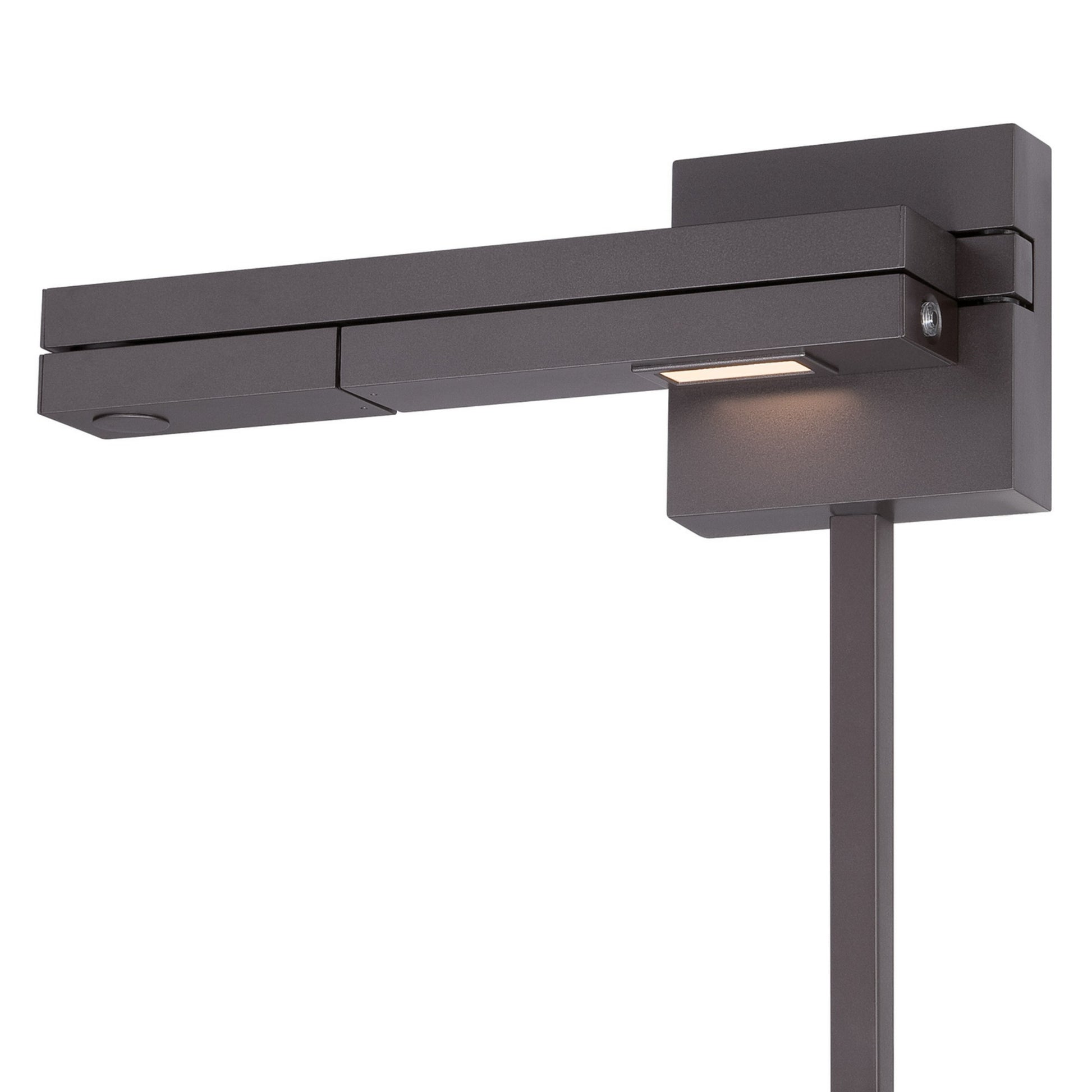 Flip 22" LED Swing Arm Wall Lamp, Bronze Finish, Left - Bees Lighting