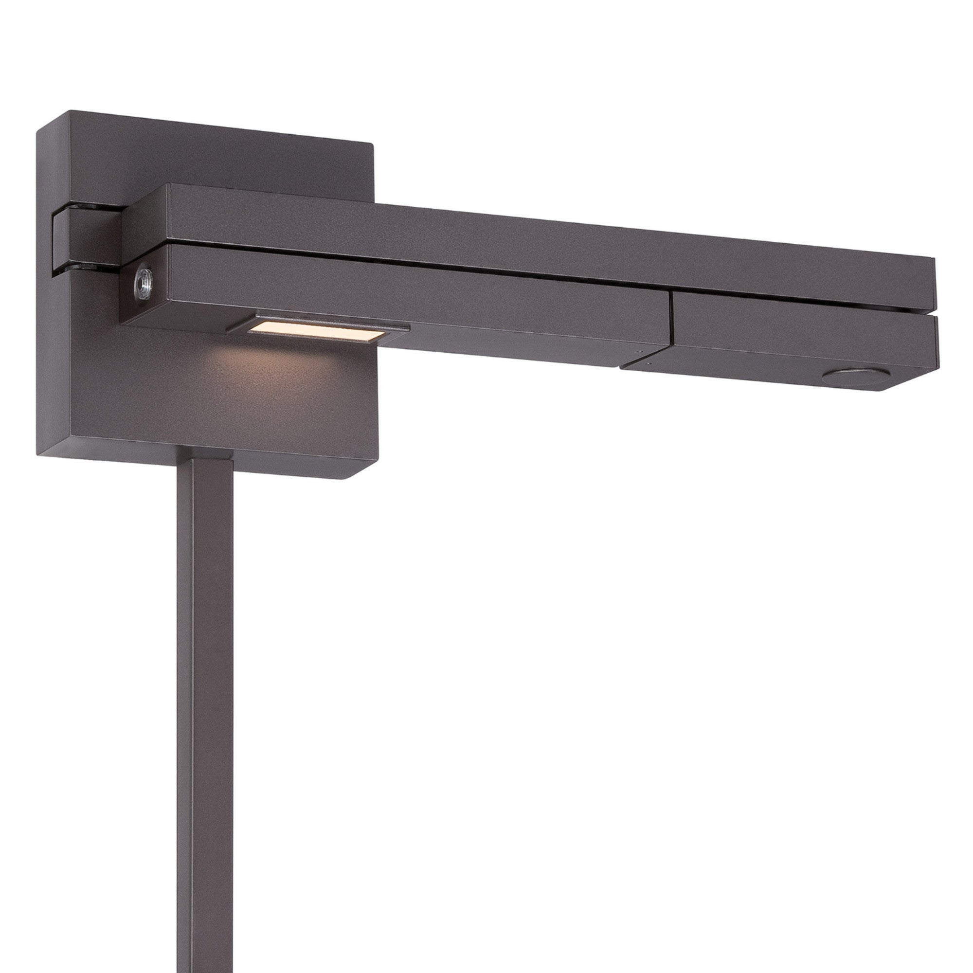 Flip 22" LED Swing Arm Wall Lamp, Bronze Finish, Right - Bees Lighting