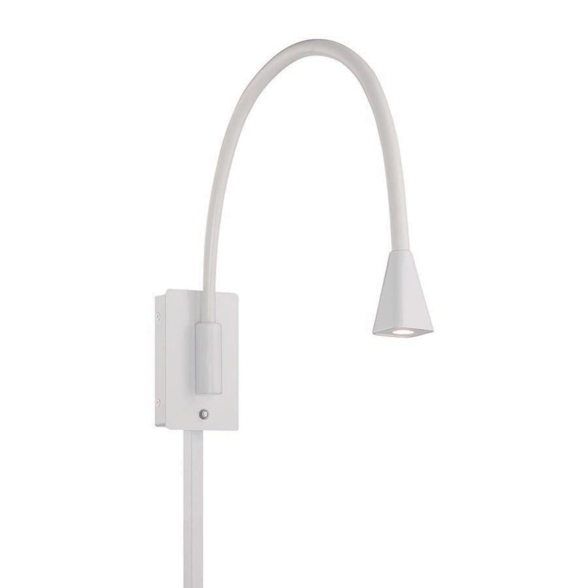 Stretch 29" LED Swing Arm Wall Lamp, White Finish - Bees Lighting