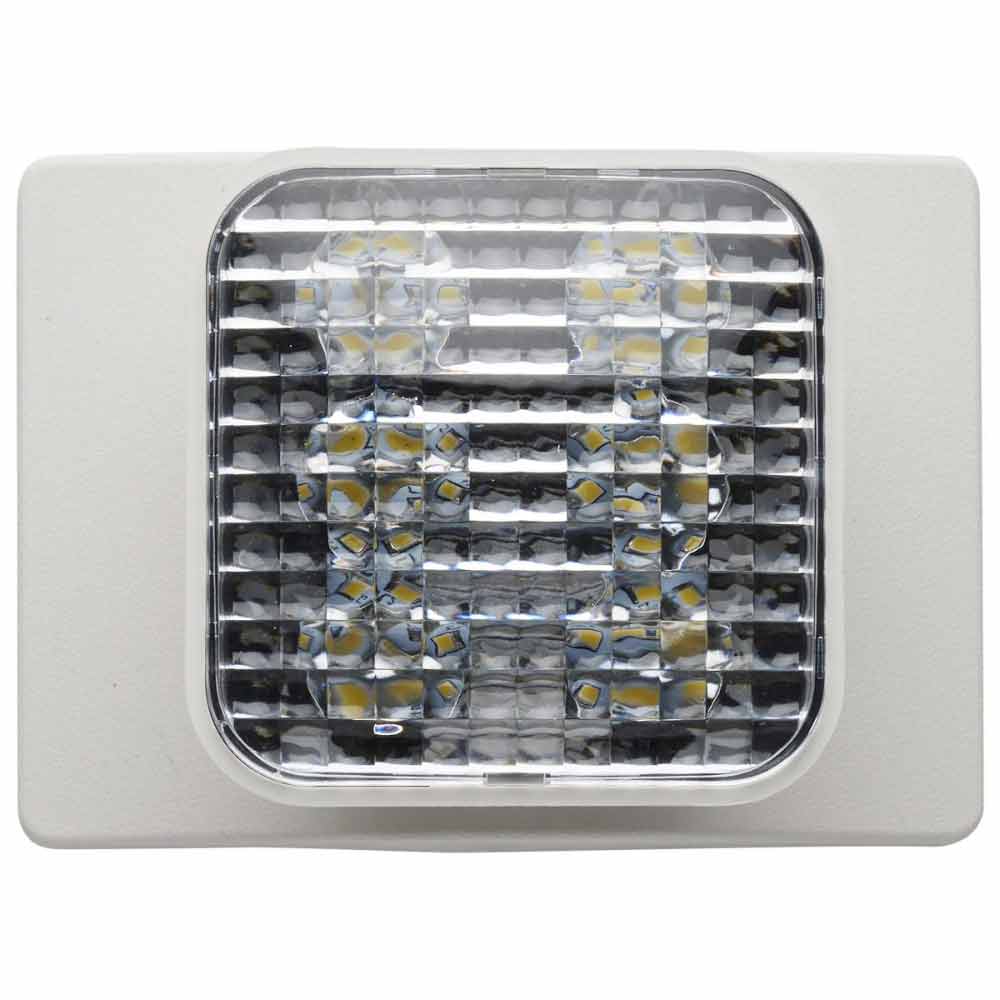 Single Head Low-Voltage Remote LED Emergency Light, White - Bees Lighting