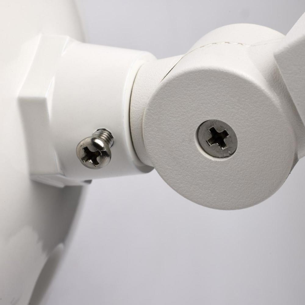Single Head Low-Voltage Remote Outdoor LED Emergency Light, White - Bees Lighting