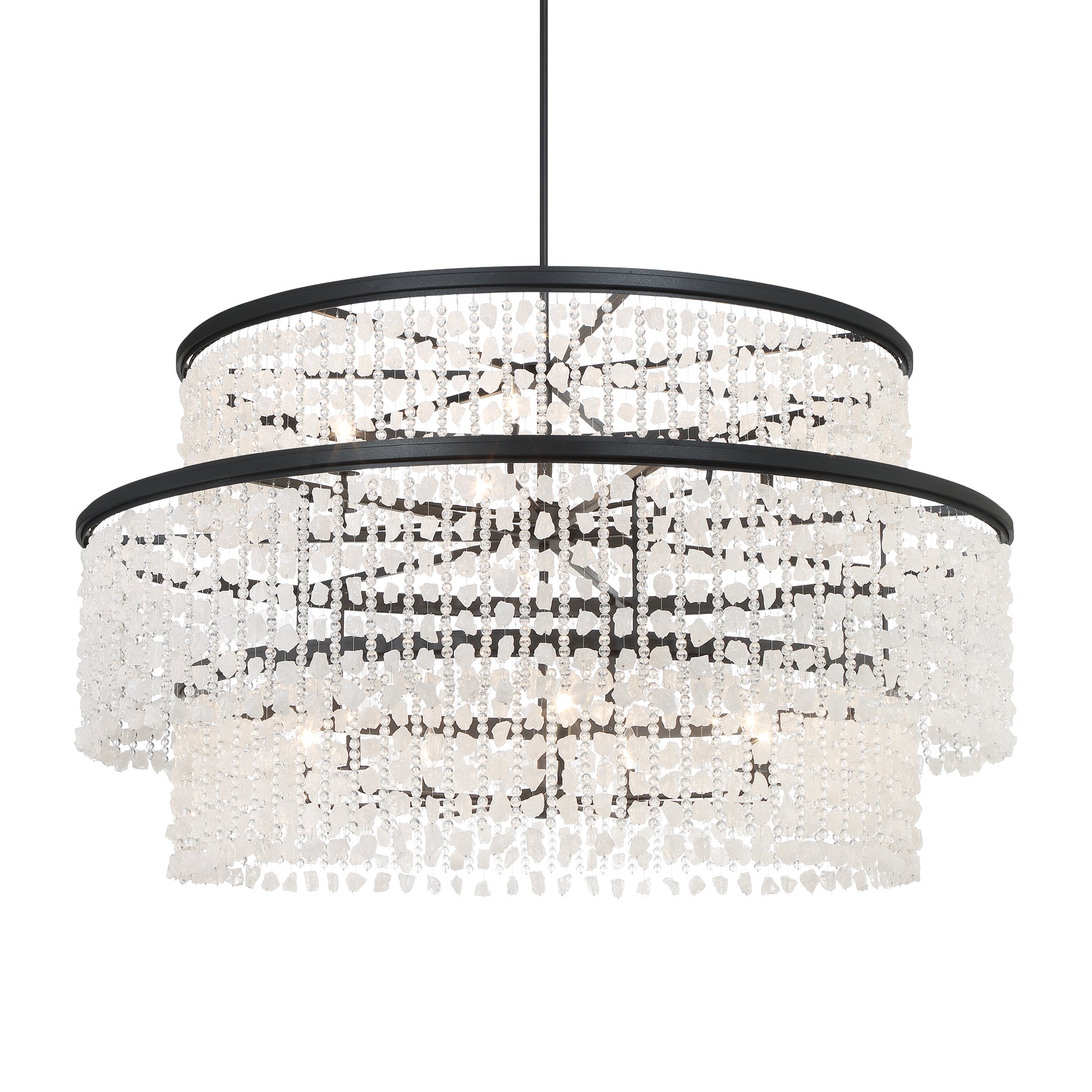 Shimmering Elegance Chandelier - Bees Lighting