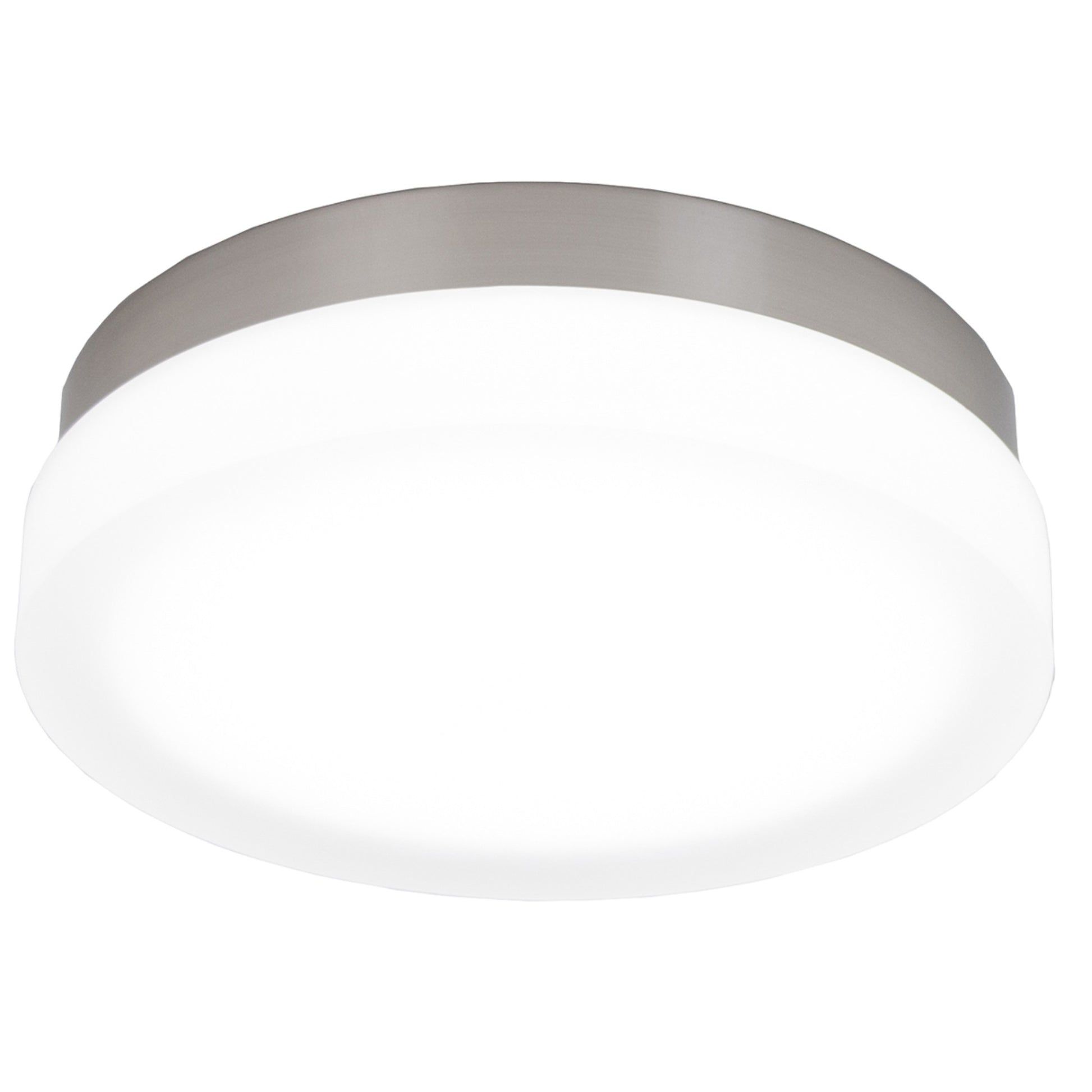Slice 11" LED Flush Mount, 3CCT, Brushed Nickel Finish - Bees Lighting