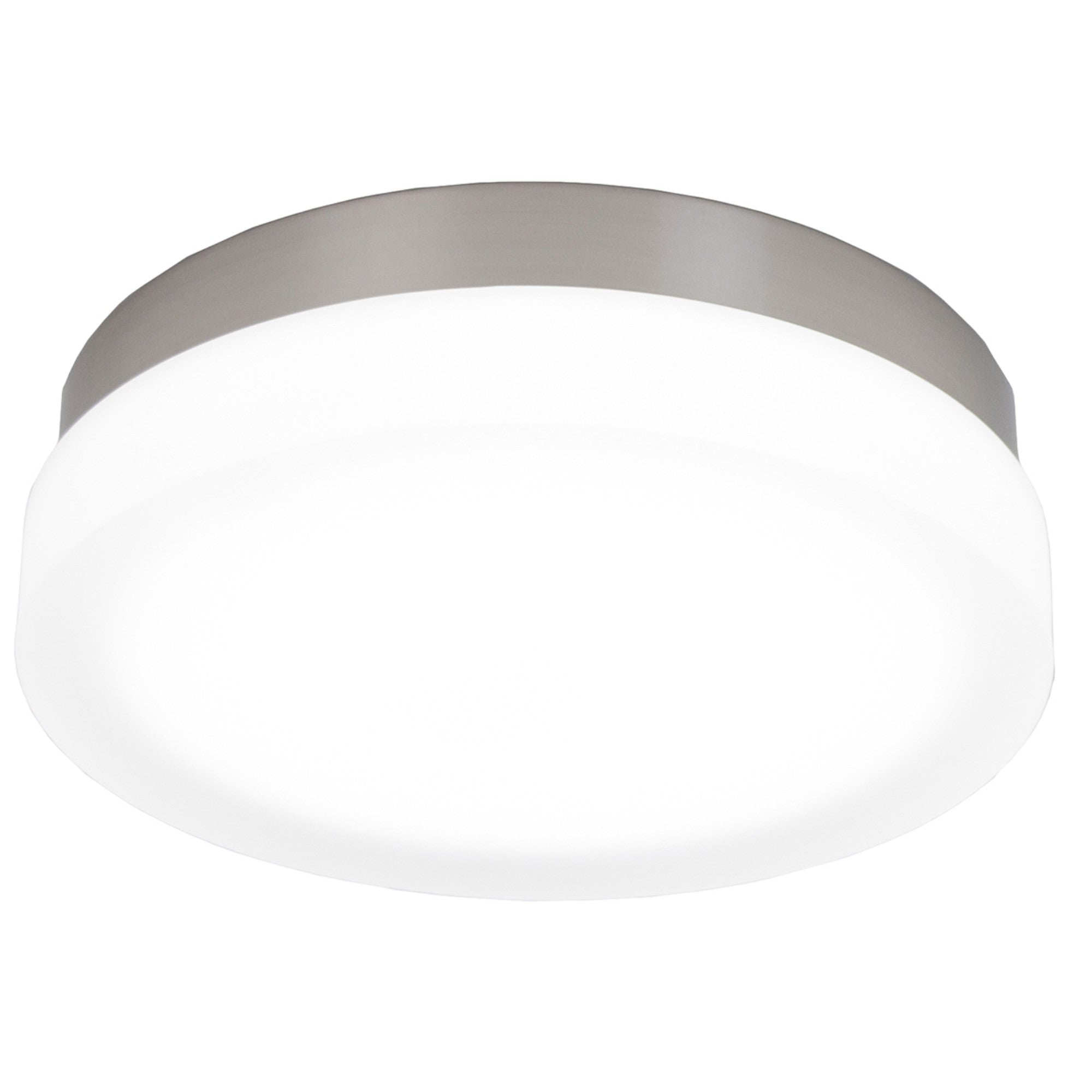 Slice 11" LED Flush Mount, 3CCT, Brushed Nickel Finish - Bees Lighting