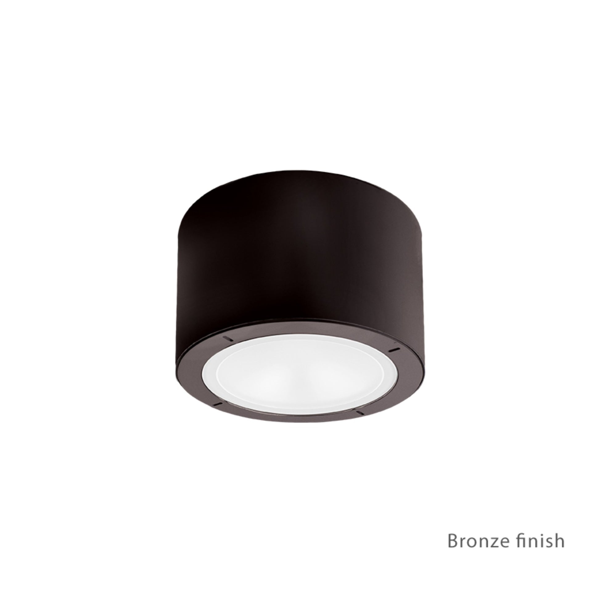 Vessel 6" LED Outdoor Flush Mount, Bronze Finish - Bees Lighting