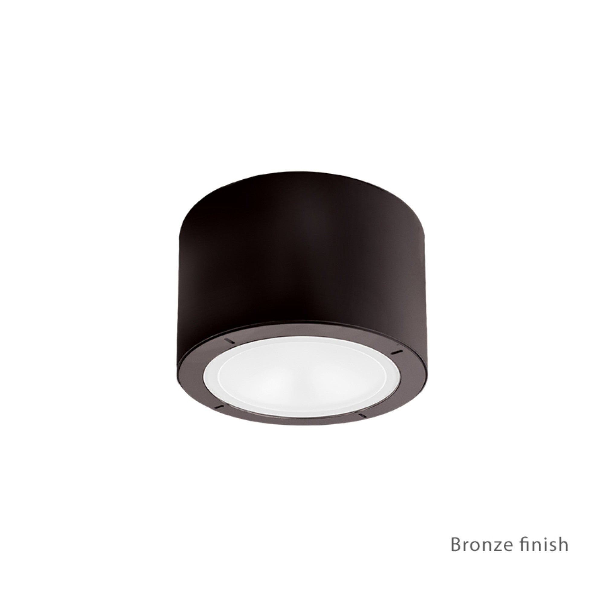 Vessel 6" LED Outdoor Flush Mount, Bronze Finish - Bees Lighting