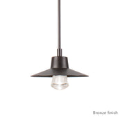 Suspense 15" LED Outdoor Pendant, Bronze Finish - Bees Lighting