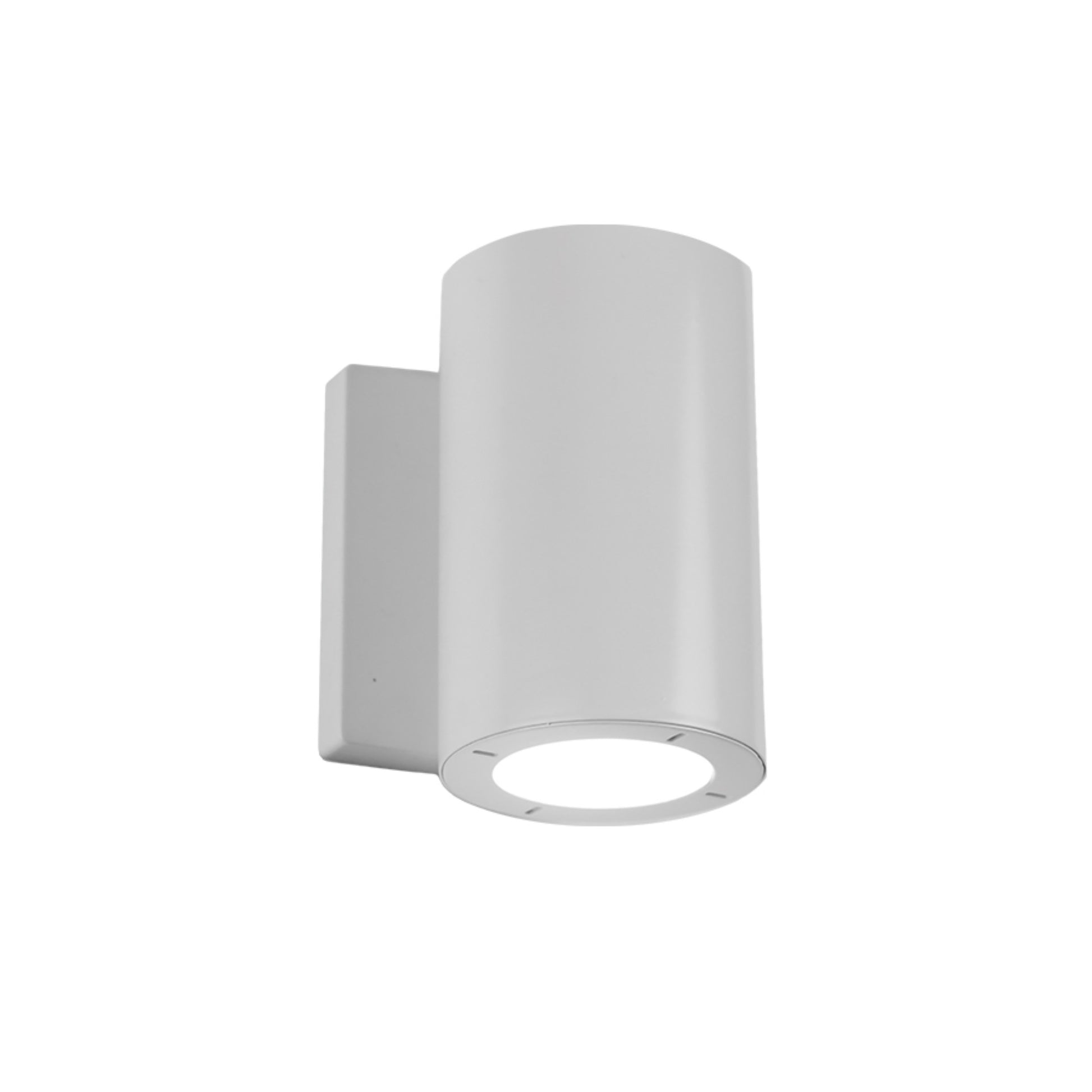 LED Outdoor Cylinder Light, 17W, 1167 Lumens, 3000K, 120-277V, White - Bees Lighting