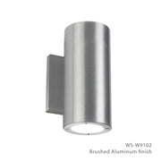 LED Outdoor Cylinder Light, Up/Down Light, 29W, 2334lm, 3000K, 120-277V, Aluminum - Bees Lighting