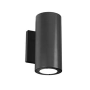 LED Outdoor Cylinder Light, Up/Down Light, 29W, 2334lm, 3000K, 120-277V, Black - Bees Lighting