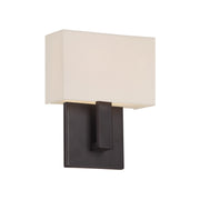 Manhattan 9" LED Wall Sconce, Brushed Bronze Finish - Bees Lighting