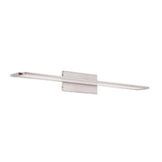 Line 36" LED Bathroom Vanity, Brushed Aluminum Finish - Bees Lighting