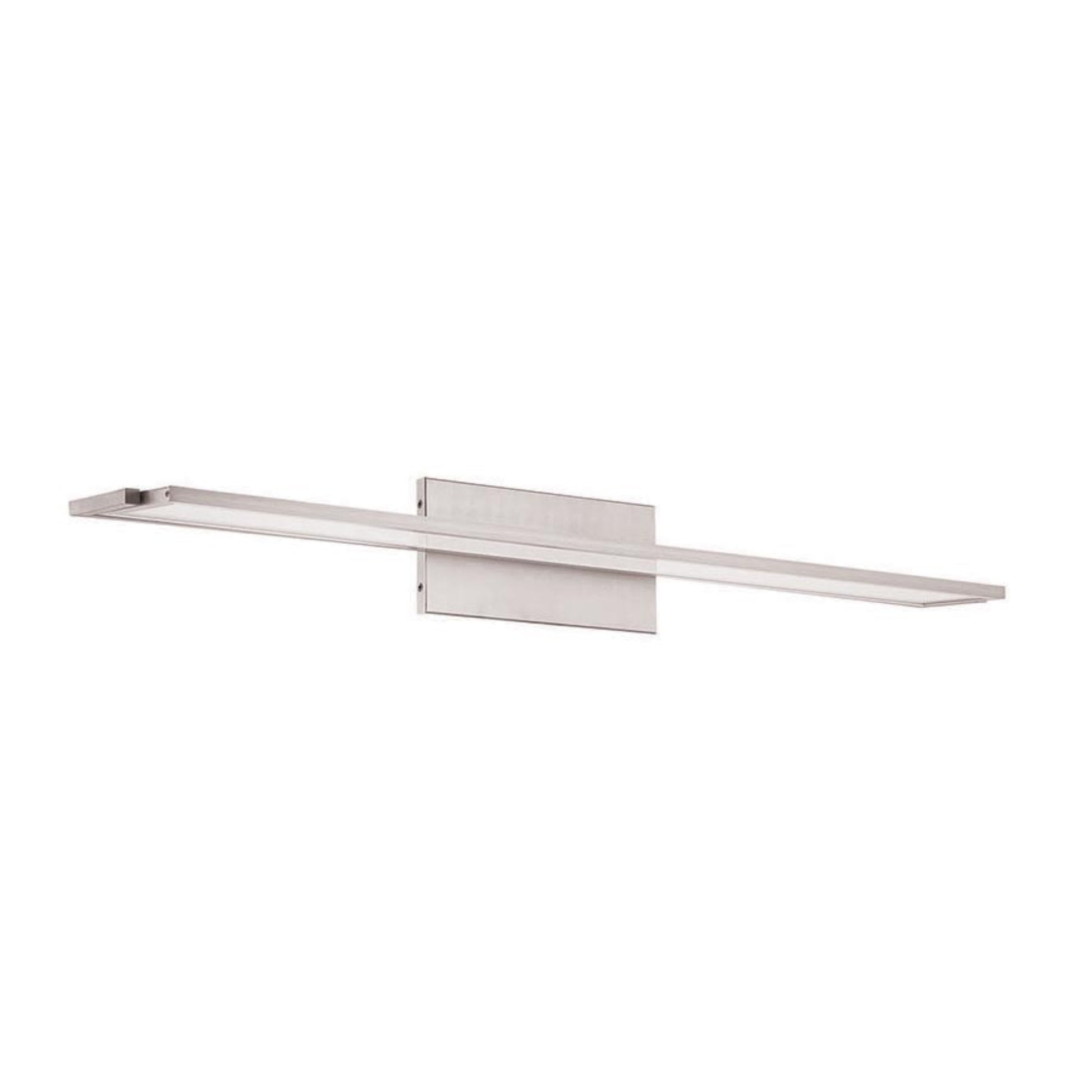 Line 36" LED Bathroom Vanity, Brushed Aluminum Finish - Bees Lighting