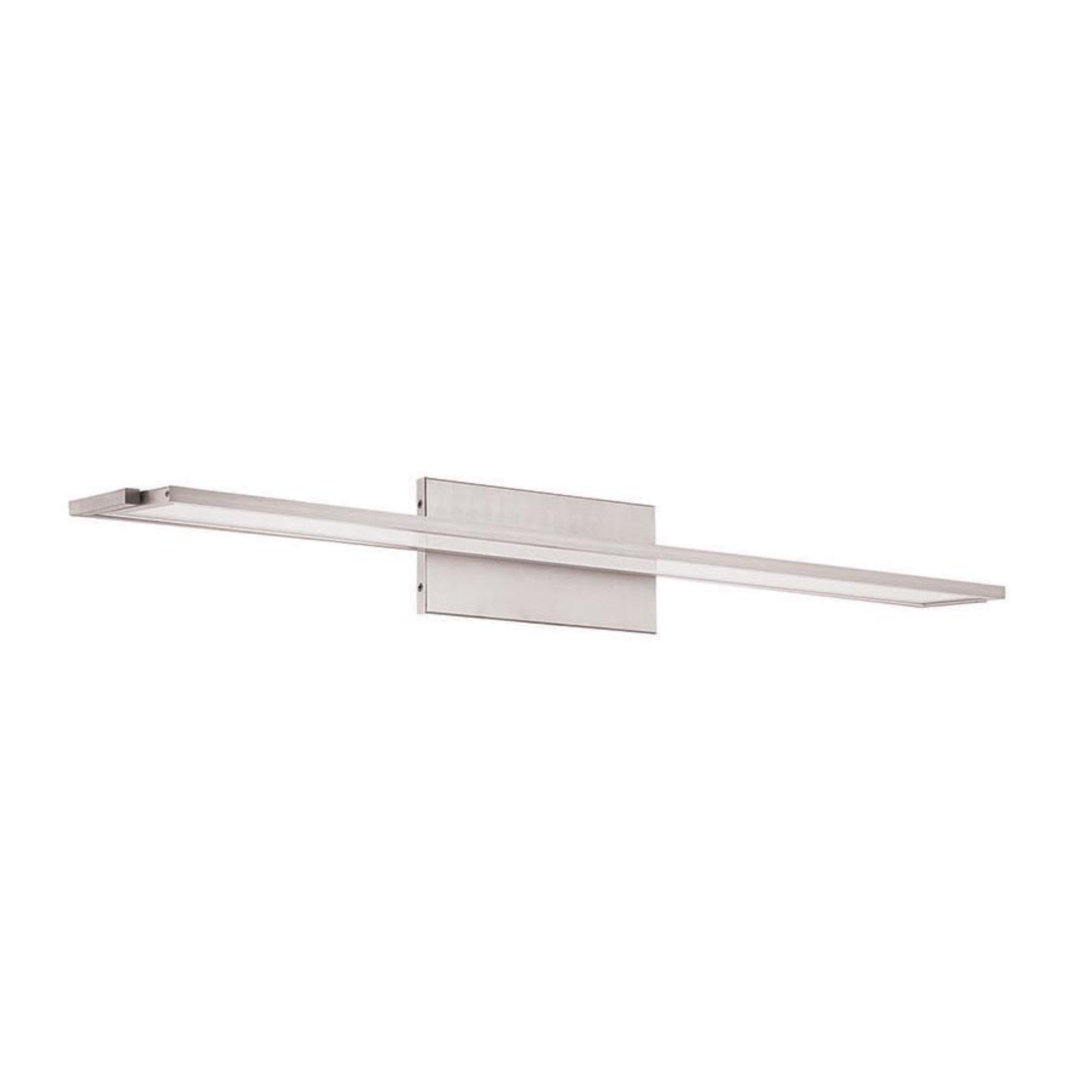 Line 36" LED Bathroom Vanity, Brushed Aluminum Finish - Bees Lighting