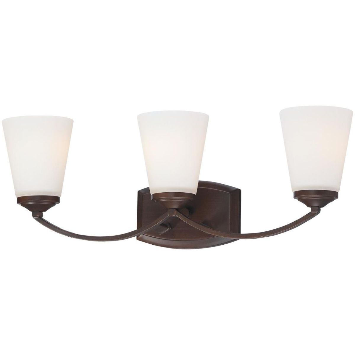Overland Park 23 In. 3 Lights Vanity Light Bronze Finish - Bees Lighting